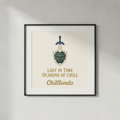 Chilltendo — Lost In Time Ocarina Of Chill Póster
