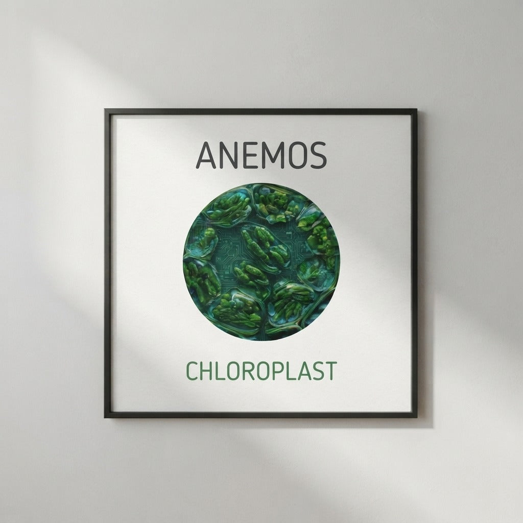 Anemos — Chloroplast Poster mockup