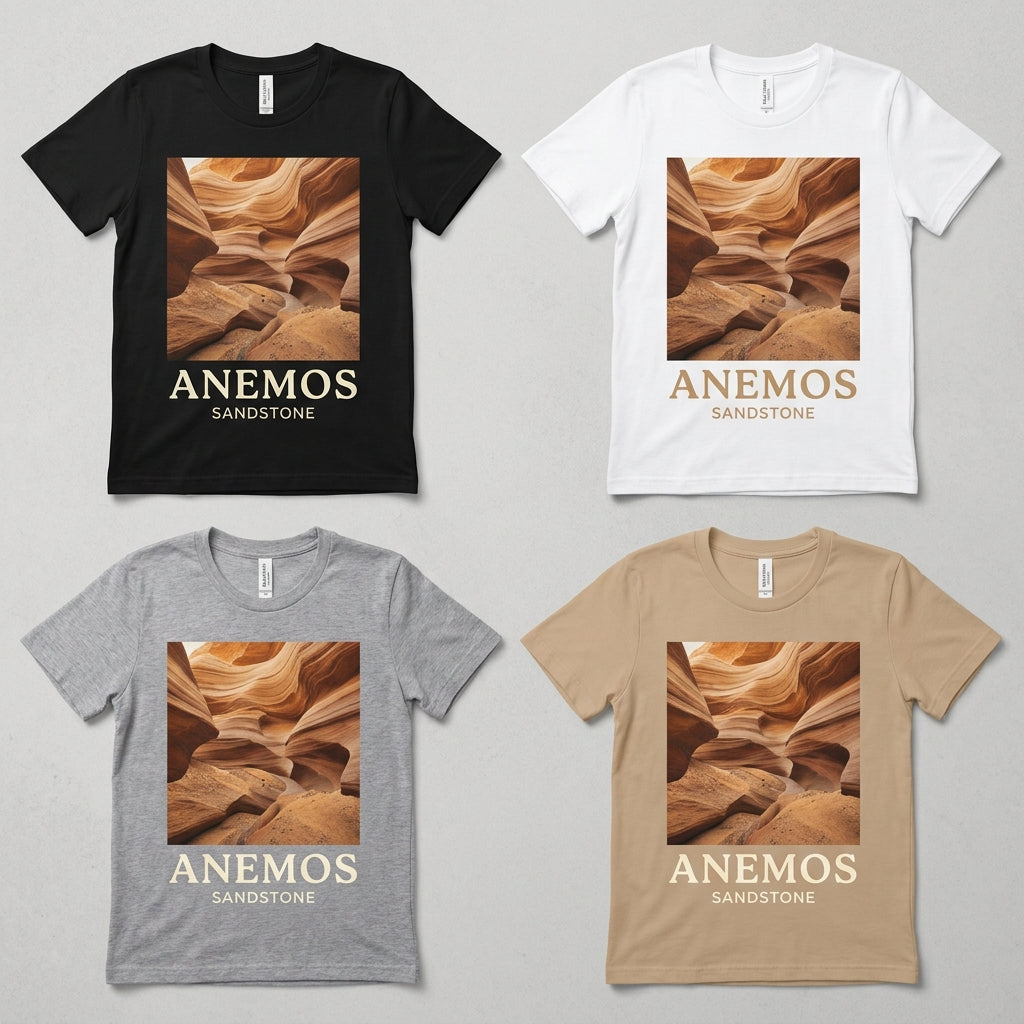 Anemos — Sandstone Tee — design 3