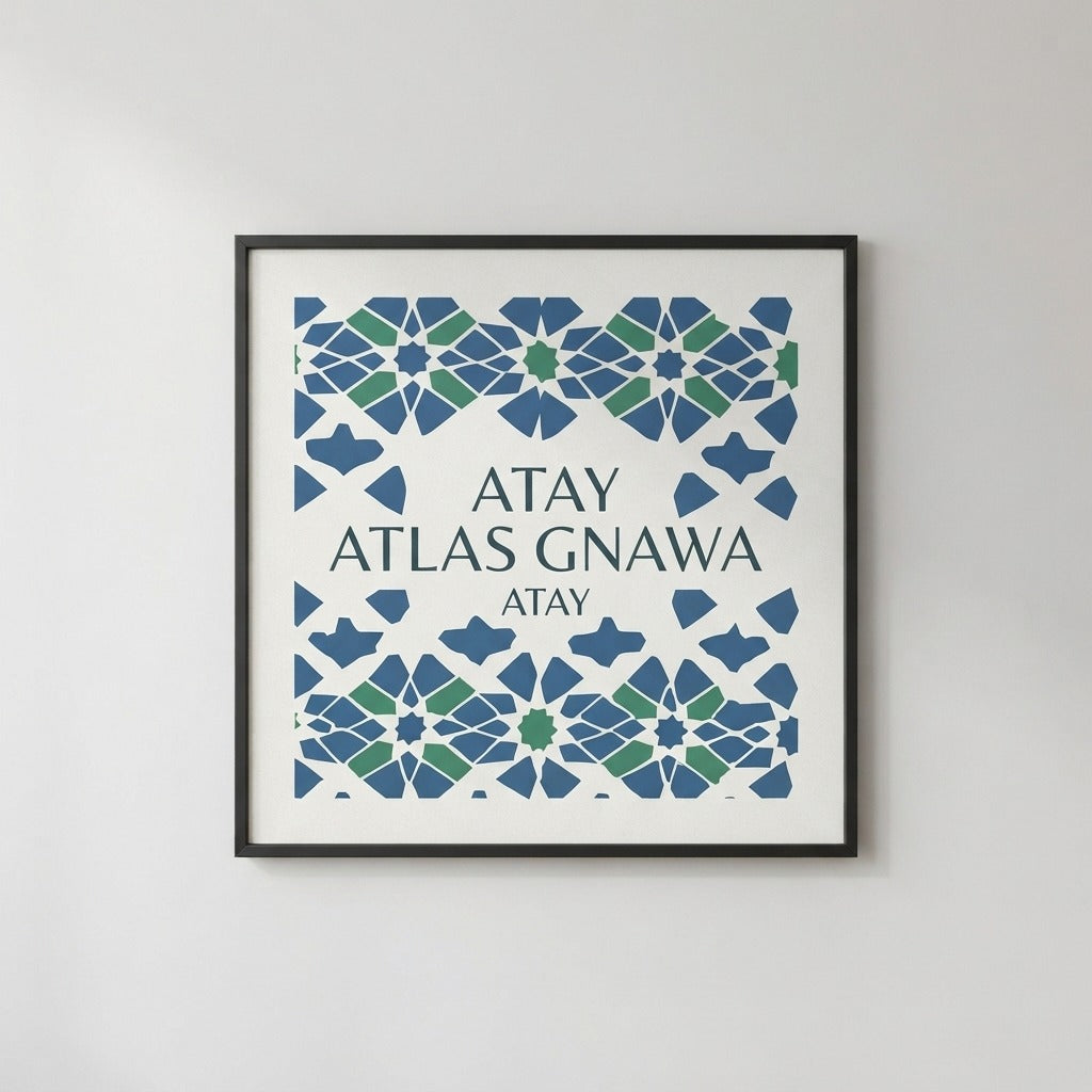 Atay — Atlas Gnawa Poster mockup