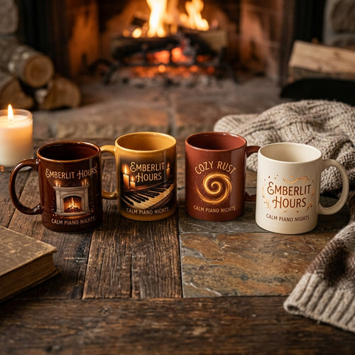 Calm Piano Nights — Emberlit Hours Mug
