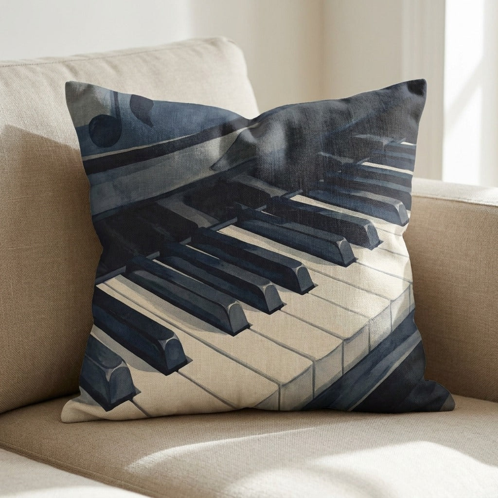 Calm Piano Nights — In the Key of Sleep Pillow mockup