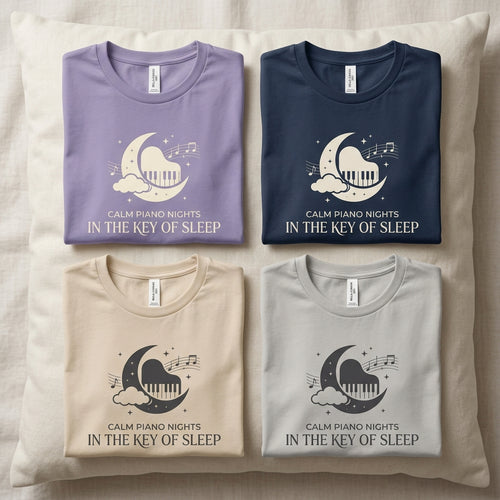 Calm Piano Nights — In the Key of Sleep Tee