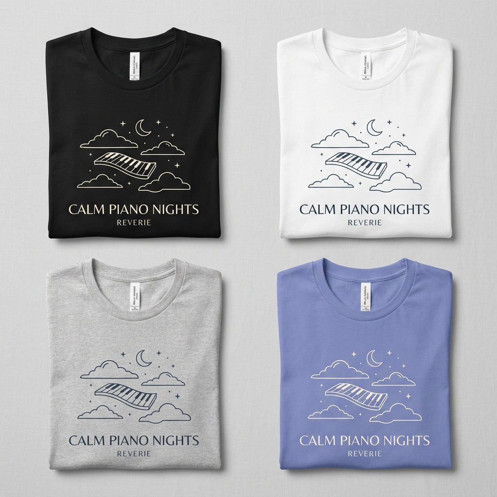 Calm Piano Nights — Reverie Tee — design 3