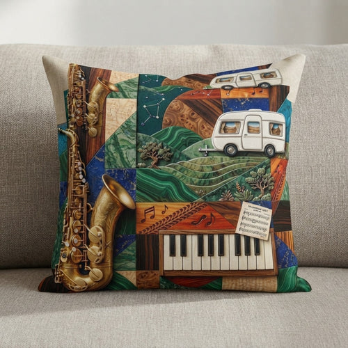 Caravan Jazz — Cellophane Skies Pillow