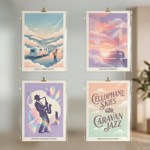 Caravan Jazz — Cellophane Skies Poster