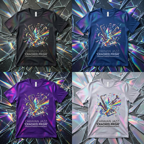 Caravan Jazz — Cracked Prism Tee