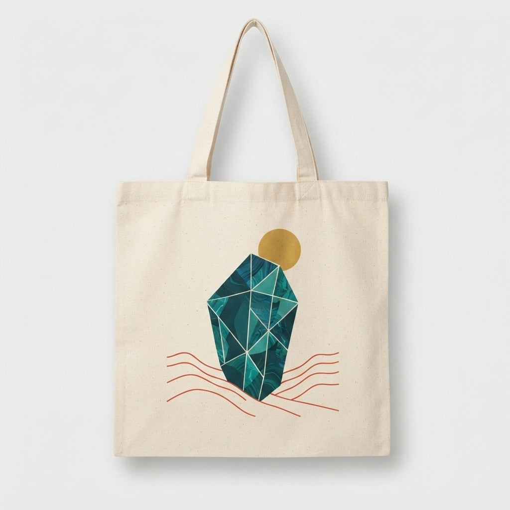 Caravan Jazz — Cracked Prism Tote mockup