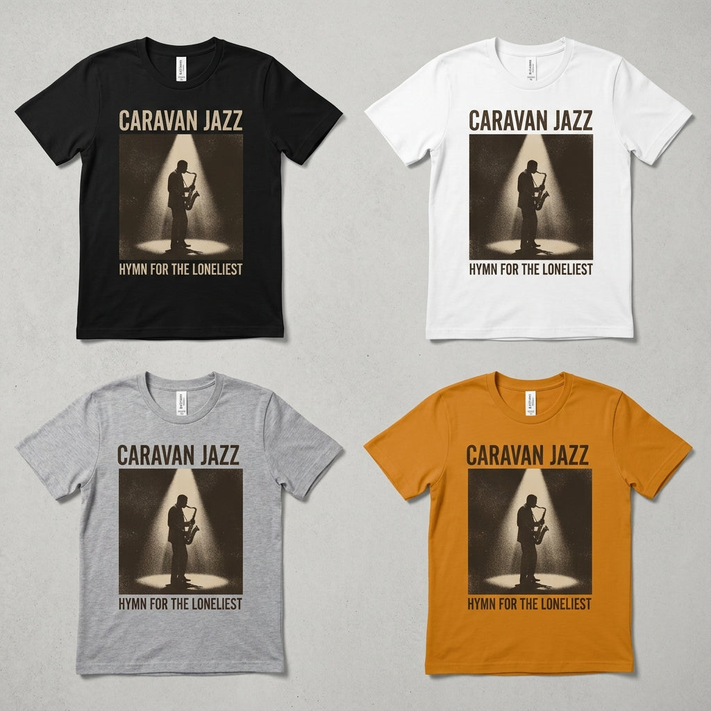 Caravan Jazz — Hymn for the Loneliest Tee — design 3