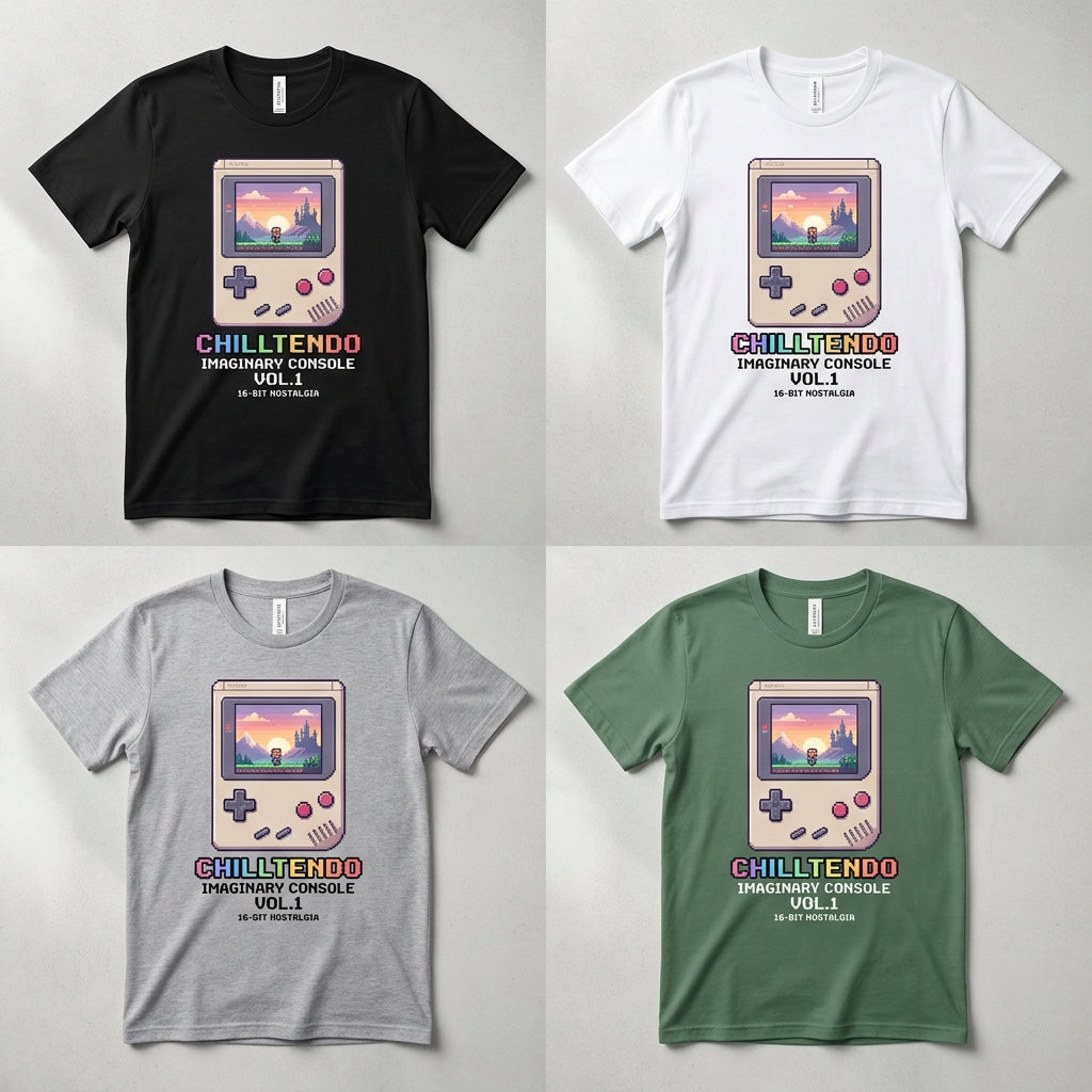 Chilltendo — Imaginary Console : Vol. 1 Tee — design 3