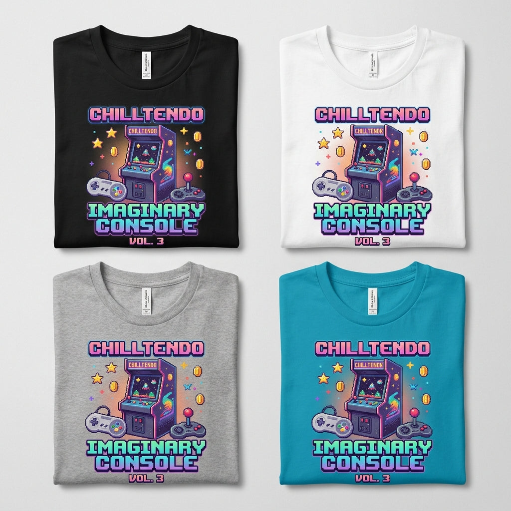 Chilltendo — Imaginary Console : Vol. 3 Tee — design 3