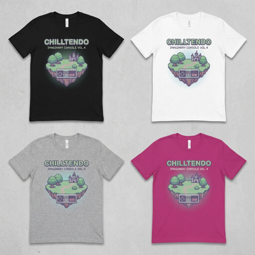 Chilltendo — Imaginary Console : Vol. 4 Tee — design 3