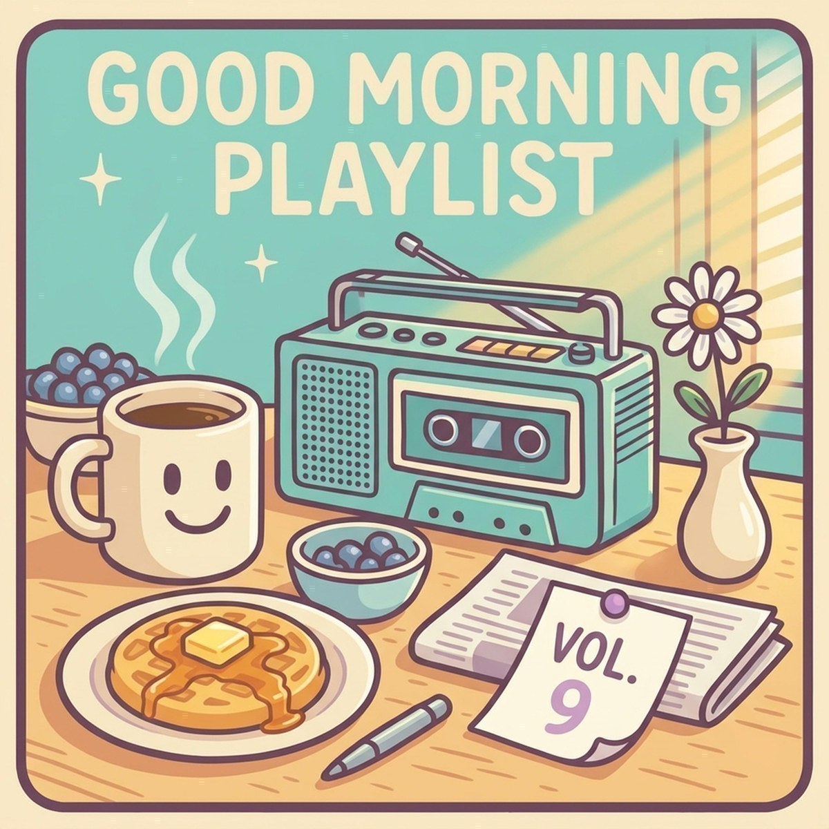 Good Morning Tapes — Good Morning Playlist Vol 9 Mug mockup