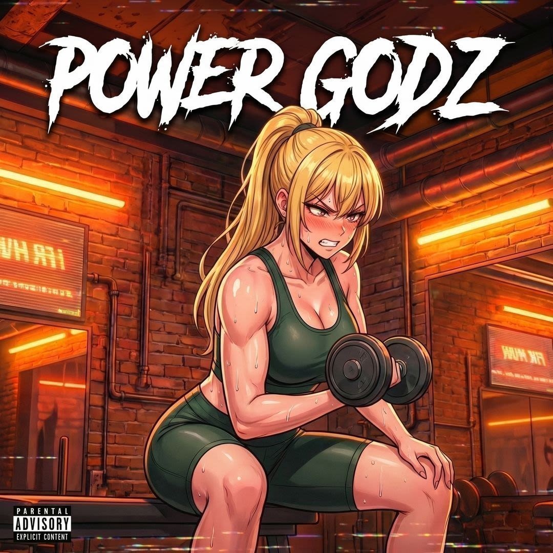 Phonk Godz — Power Godz Poster mockup