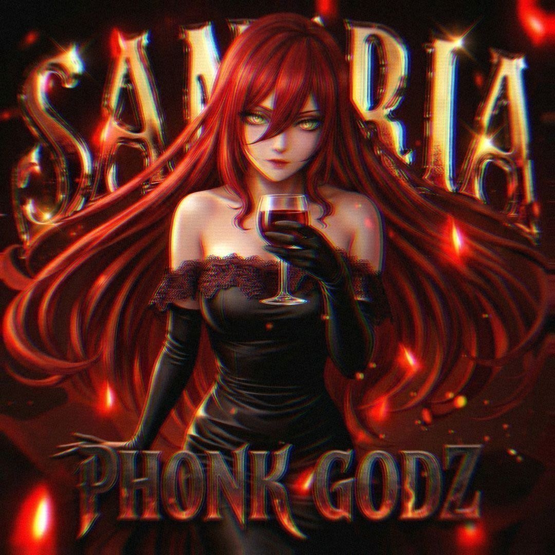 Phonk Godz — Sangria Hoodie mockup