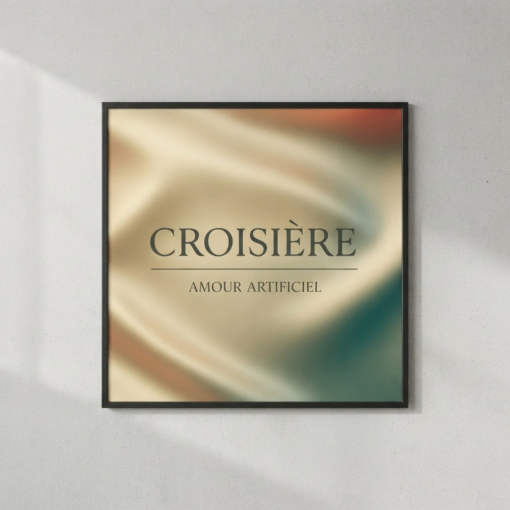Croisière — Amour artificiel Poster mockup