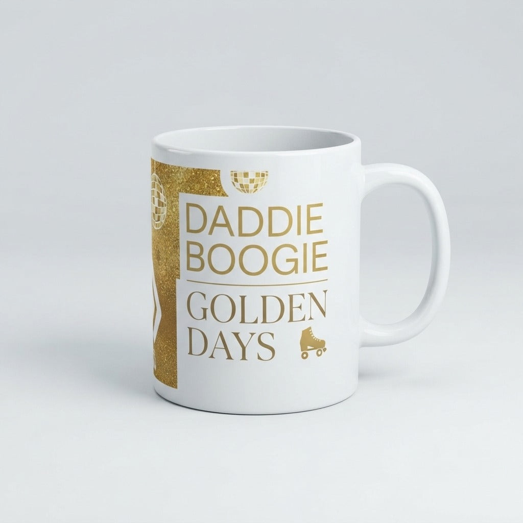 Daddy Boogie — Golden Days Mug mockup