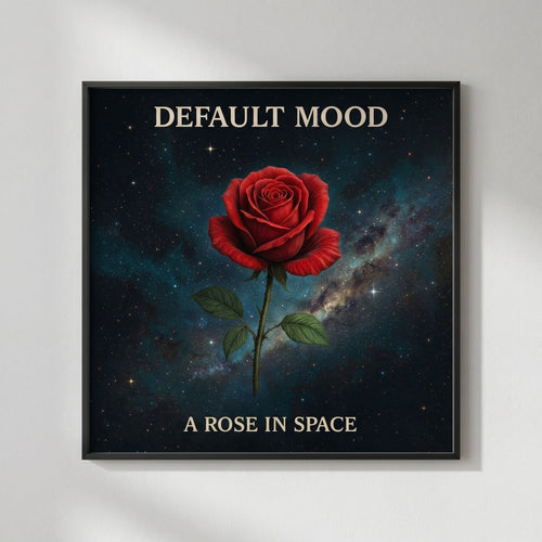Default Mood — A Rose in Space Poster