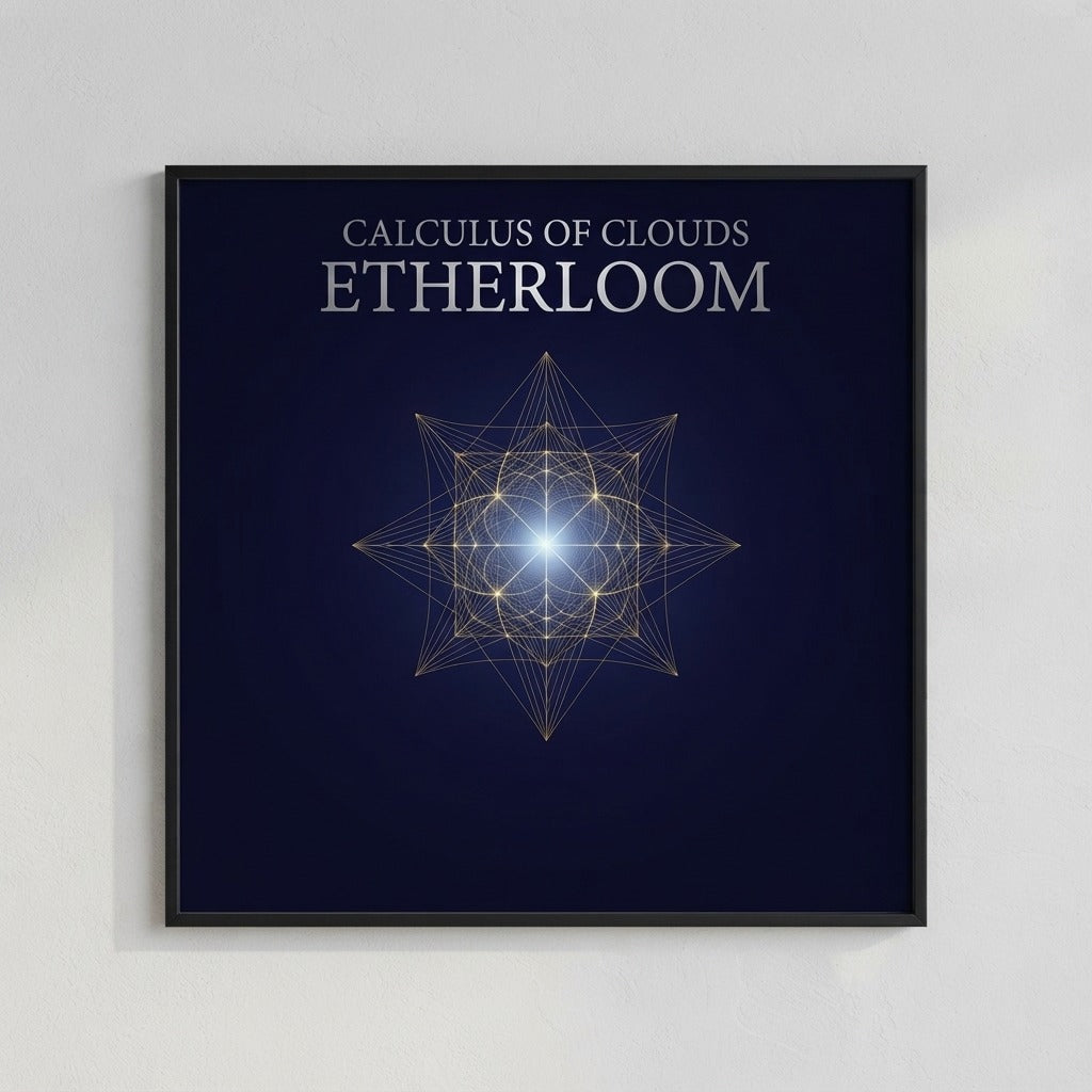 Etherloom — Calculus of Clouds Poster mockup