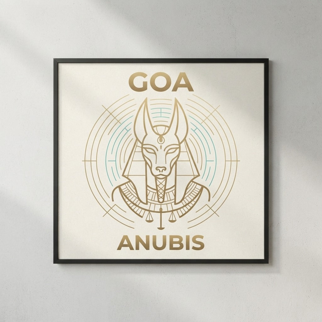 GOA — Anubis Poster mockup