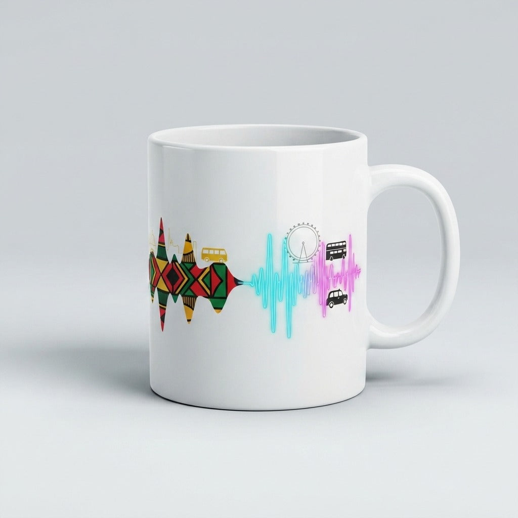 Lagos AfroHeat — Lagos to London Tote mockup