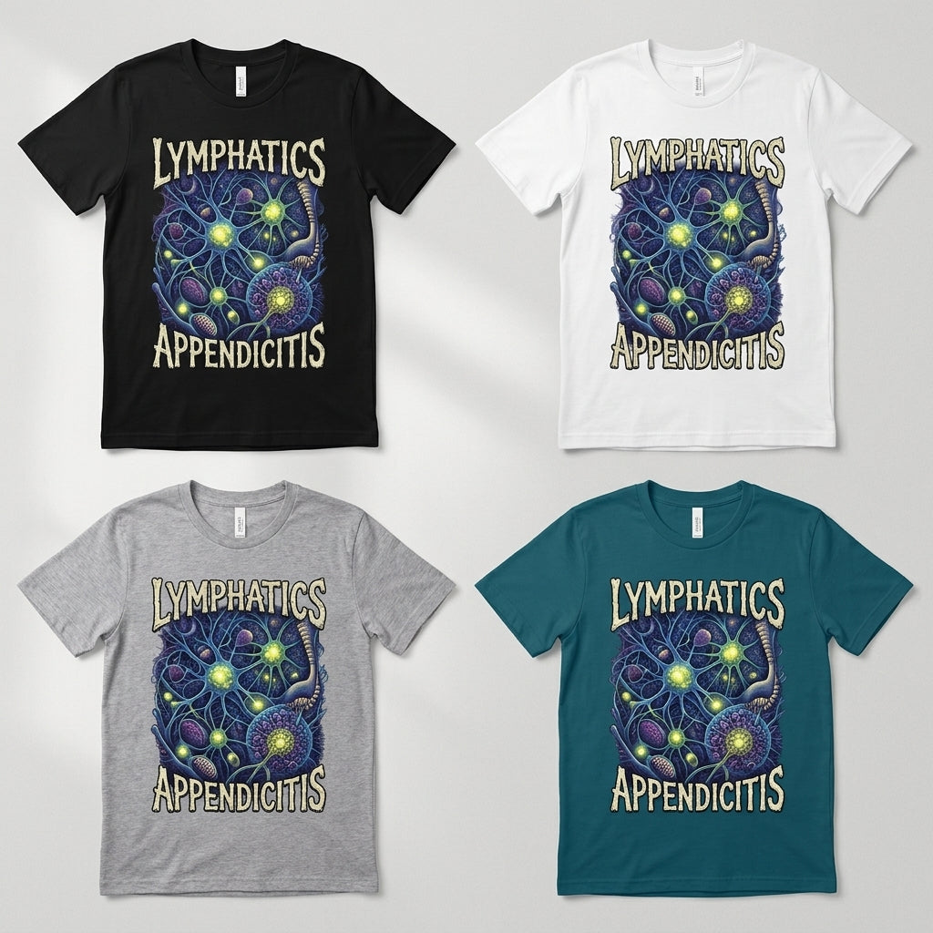 Lymphatics — Appendicitis Tee — design 3