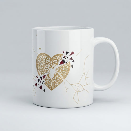 Saffron — Kalp Kırıkları Mug