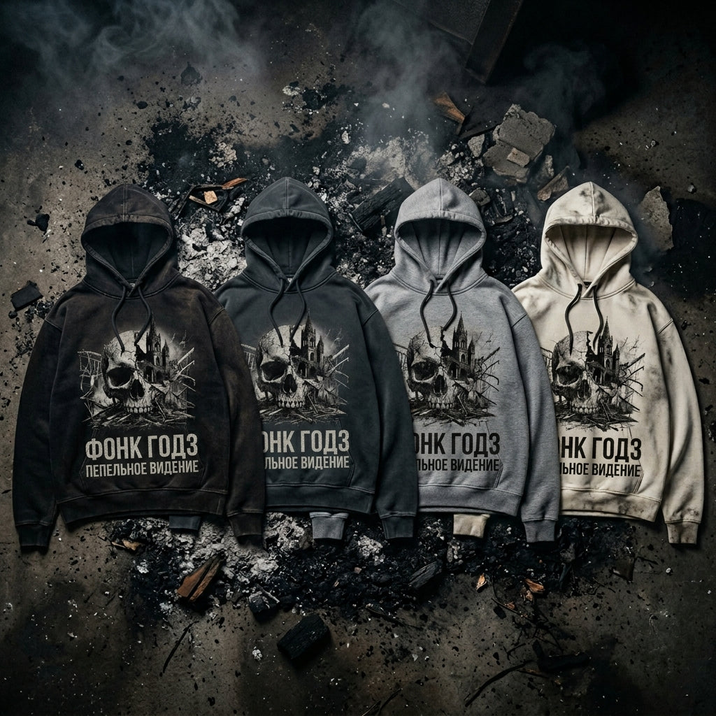 Phonk Godz — ASHEN VISION Hoodie — design 3