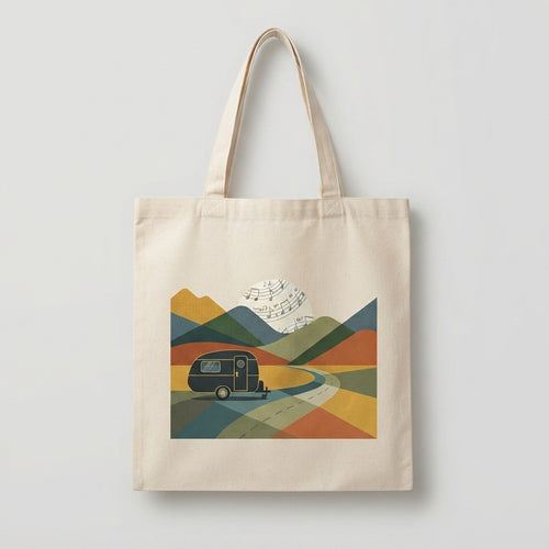 Caravan Jazz — Horizon Lines Pillow
