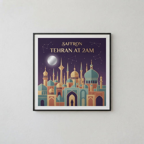 Saffron — Tehran At 2Am ملصق