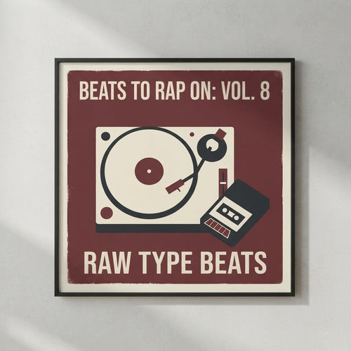 Raw Type Beats — Beats To Rap On Vol 8 Affiche