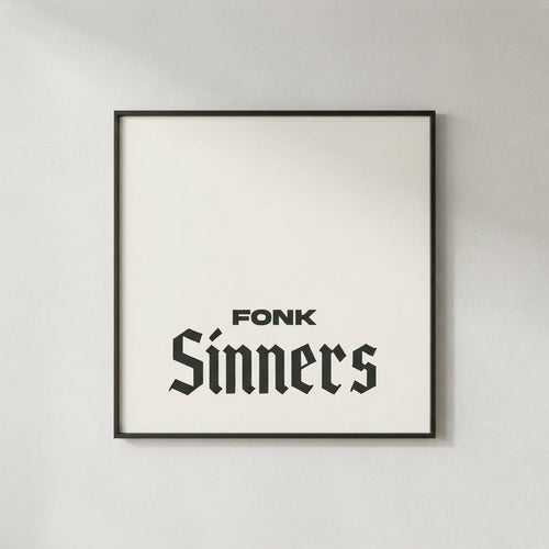 Fonk — Sinners ملصق