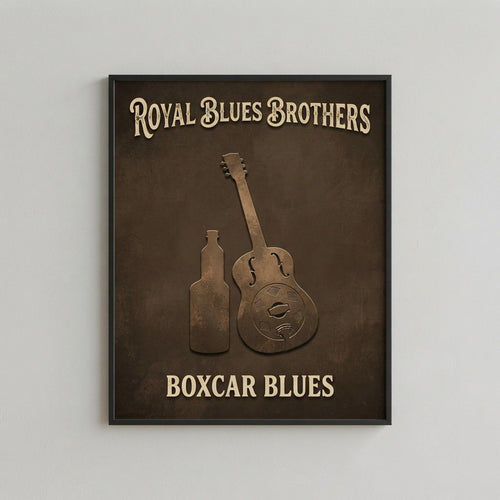 Royal Blues Brothers — Boxcar Blues Poster