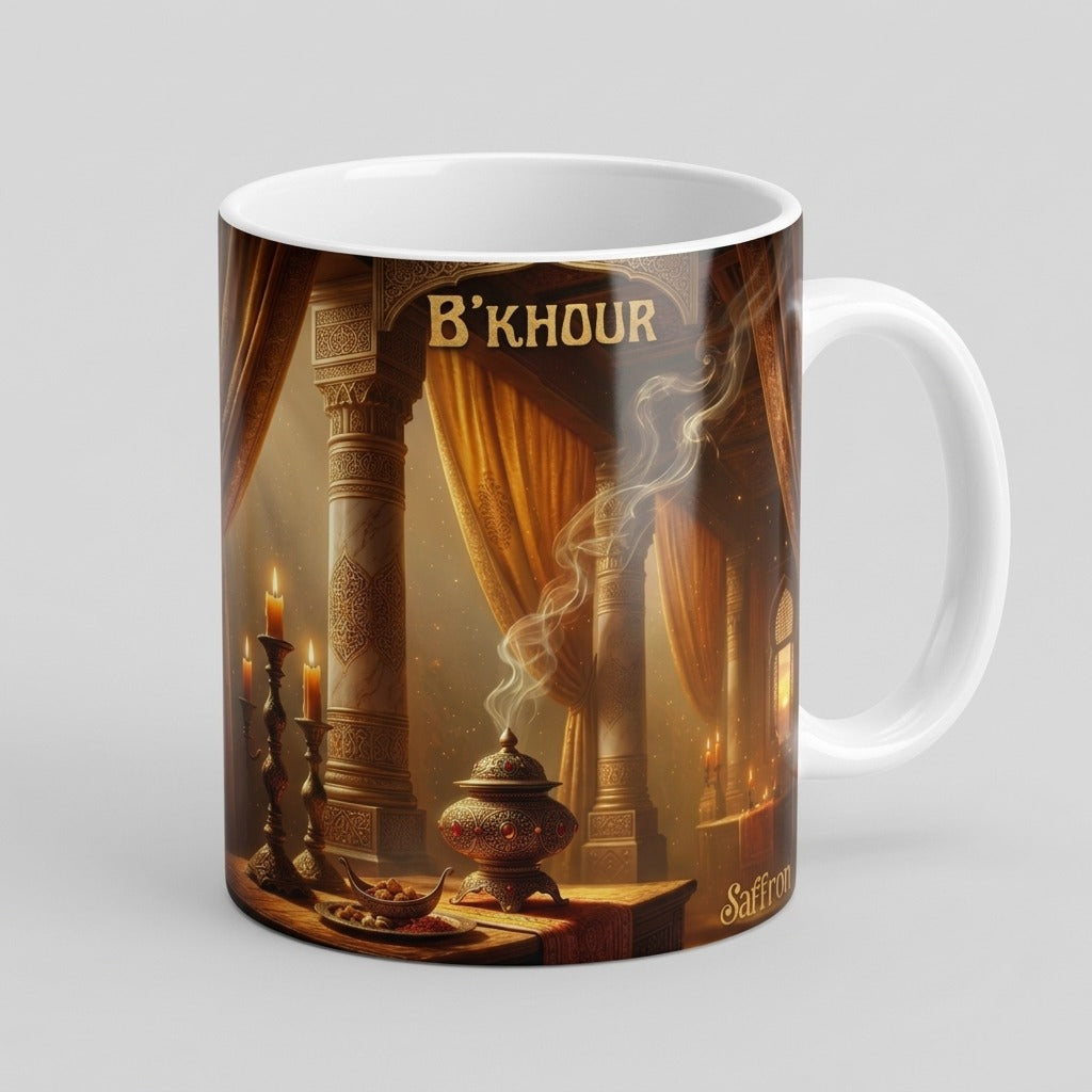 Saffron — B'khour Mug mockup