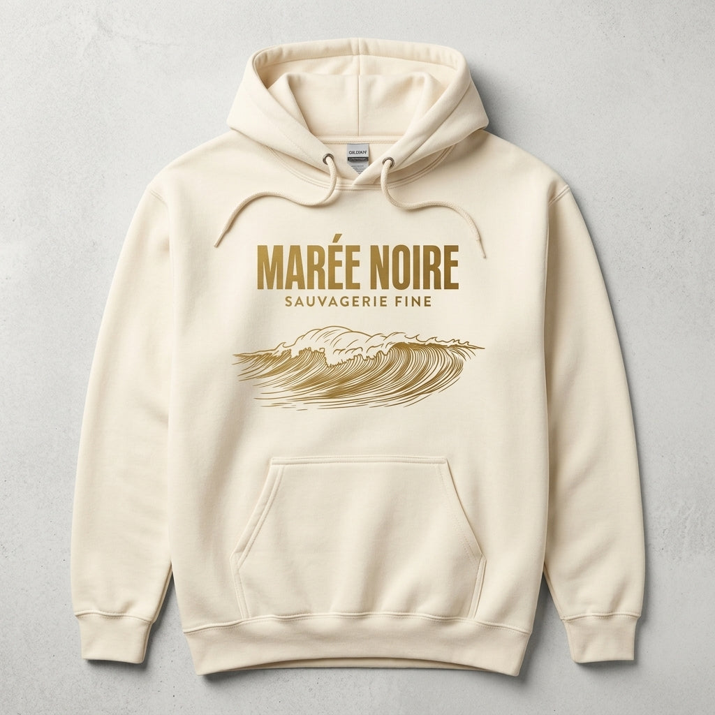 Sauvagerie Fine — Marée noire Hoodie — design 4