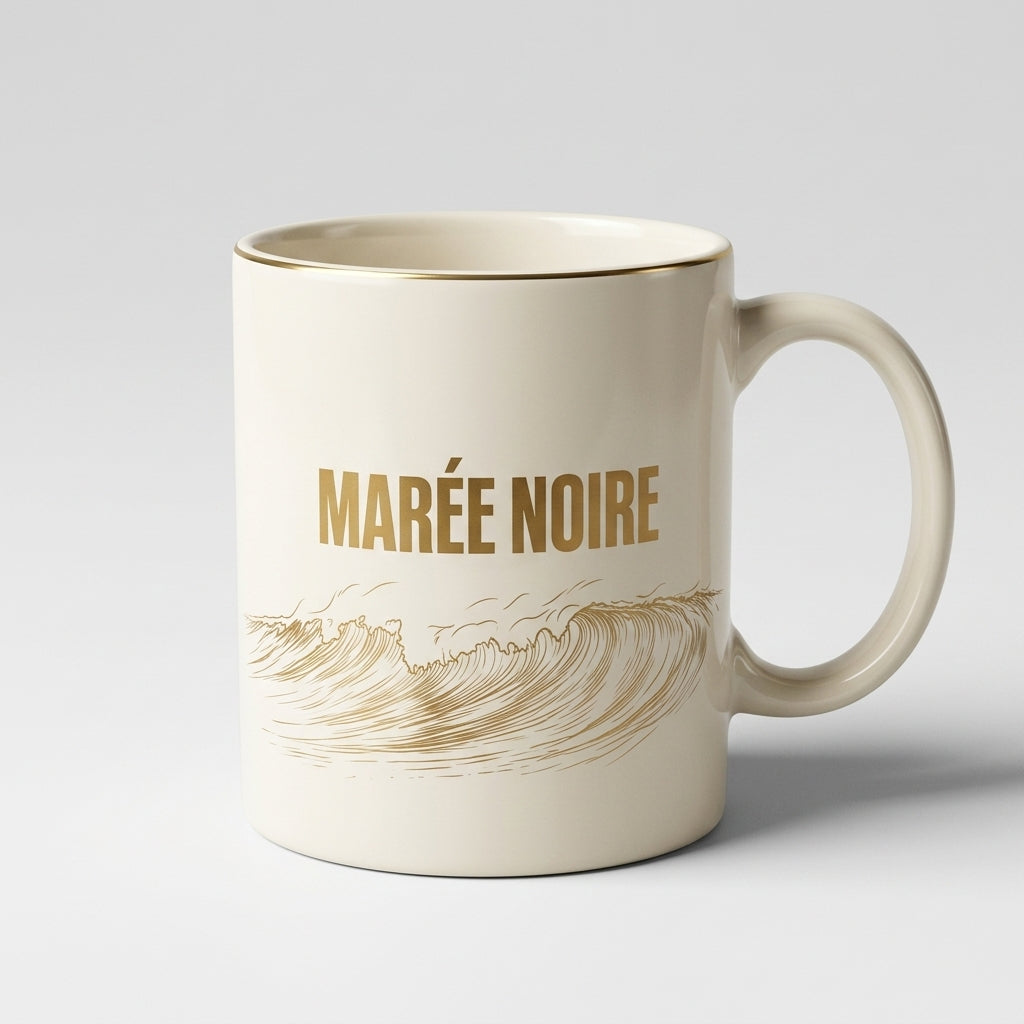 Sauvagerie Fine — Marée noire Mug mockup