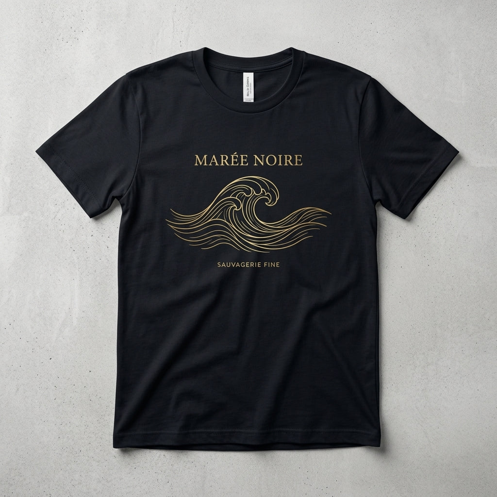 Sauvagerie Fine — Marée noire Tee — design 4