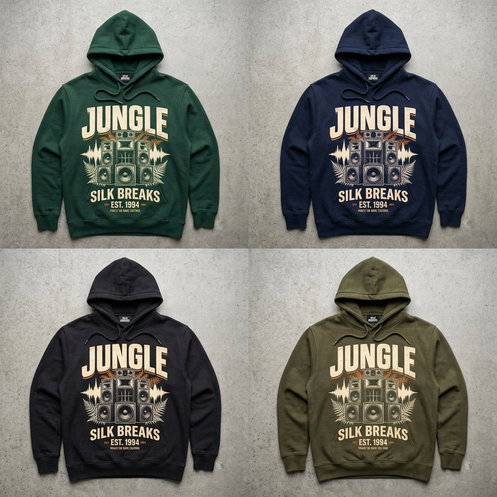Silk Breaks — Jungle Hoodie — design 3