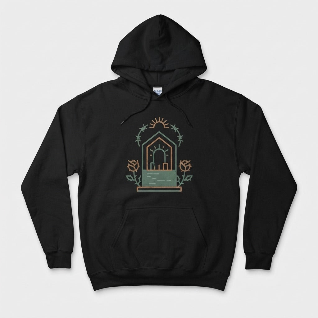 SIN TESTIGOS — Tierra De Nadie Hoodie mockup