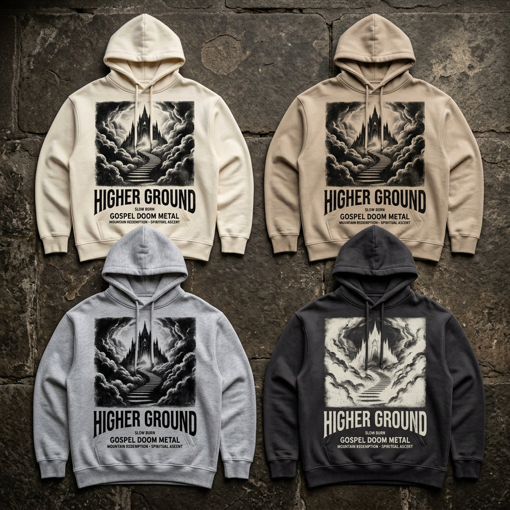 Slow Burn — Higher Ground Hoodie — design 3