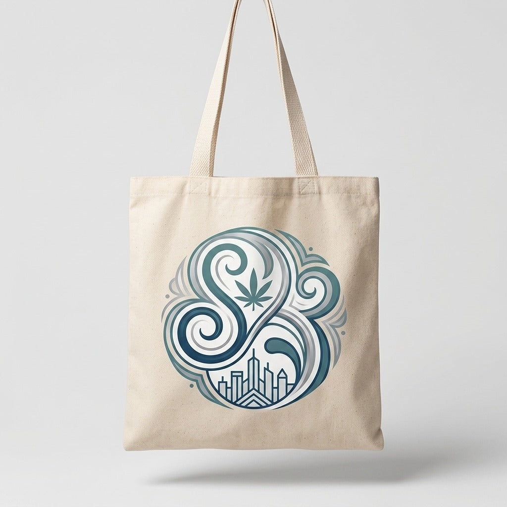 Slow Burn — Higher Ground Tote mockup