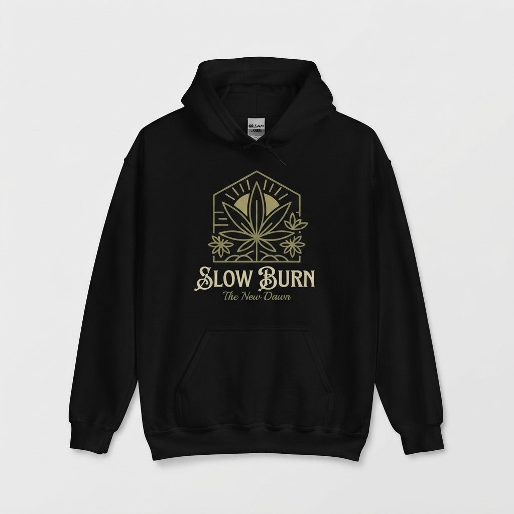 SLOW BURN — The New Dawn Hoodie mockup