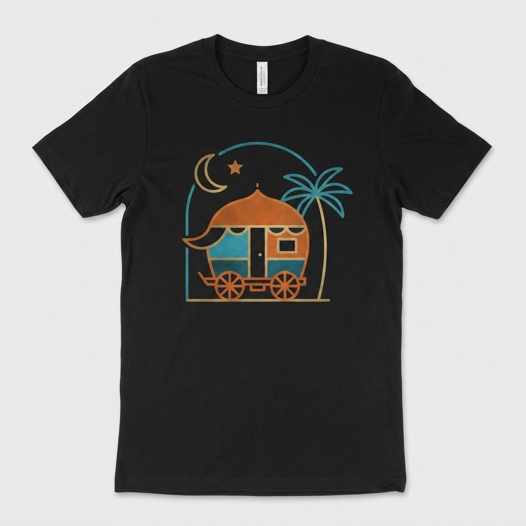 caravan jazz saffron mirage tee