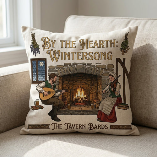 The Tavern Bards — By the Hearth: Wintersong Pillow