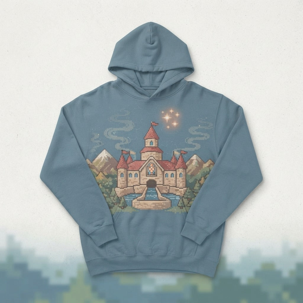 Chilltendo — Castle Reverie: Sixty-Four Dreams Unisex Hooded Sweatshirt — product mockup
