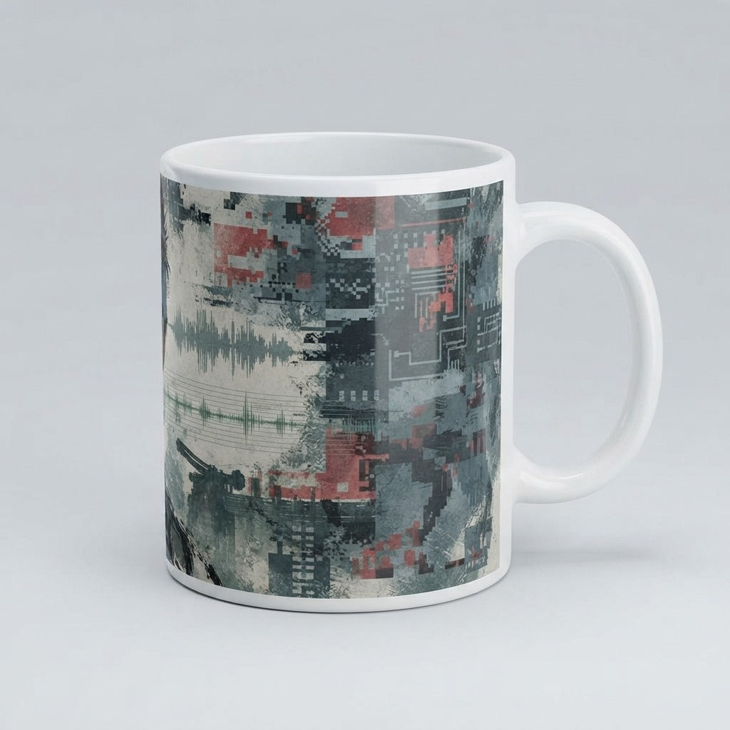 Chilltendo — Shadow Frequency: Codec 140.85 Mug — product mockup