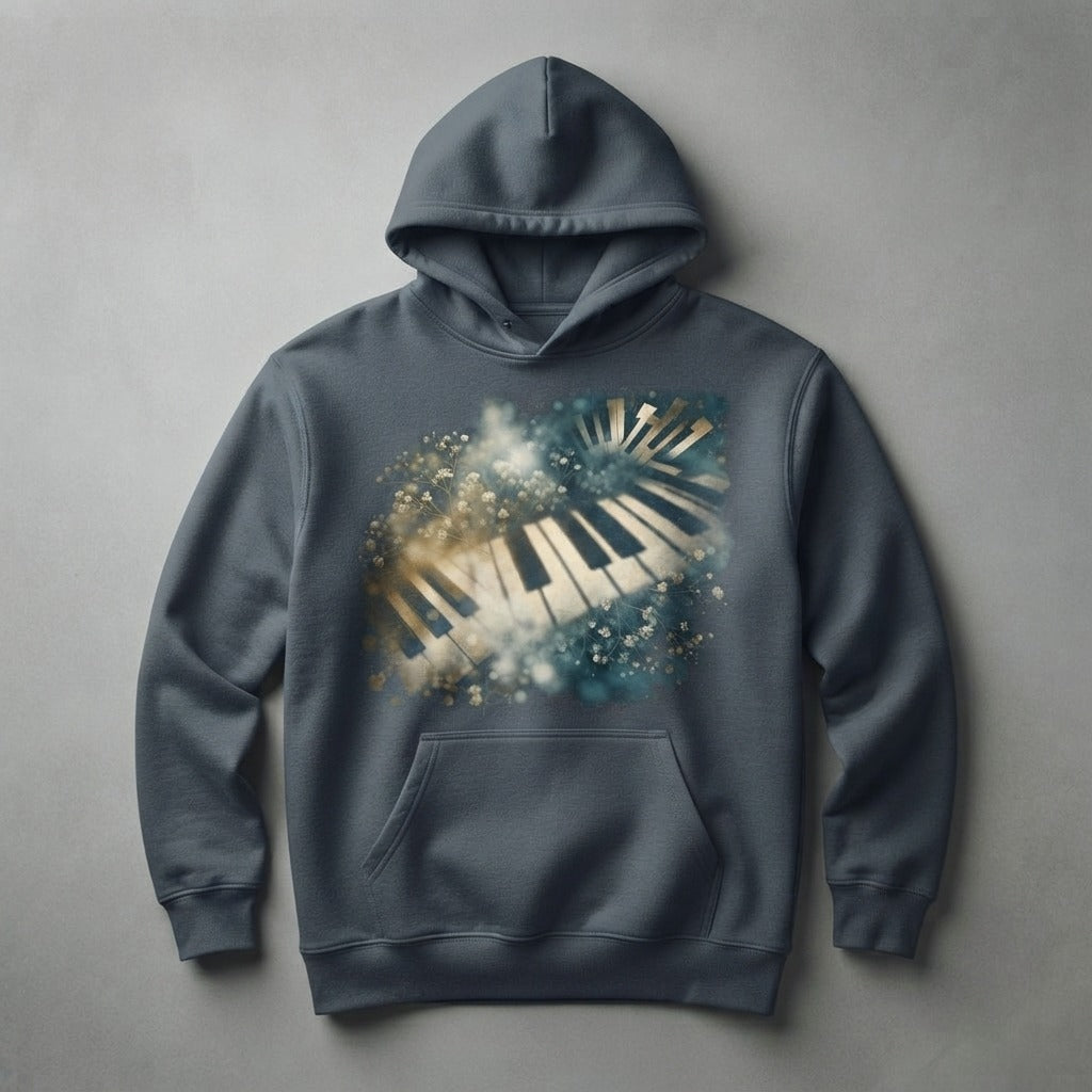 CALM PIANO NIGHTS — Before The Dream Unisex Nantucket Hooded Sweatshirt — product mockup