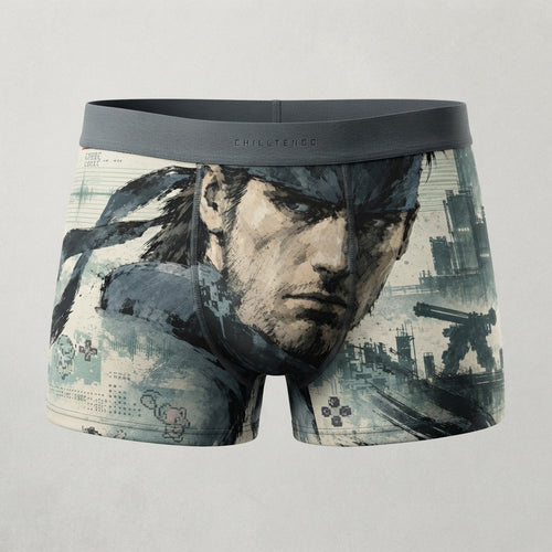 Chilltendo — Shadow Frequency: Codec 140.85 Men's Boxer Briefs (AOP)