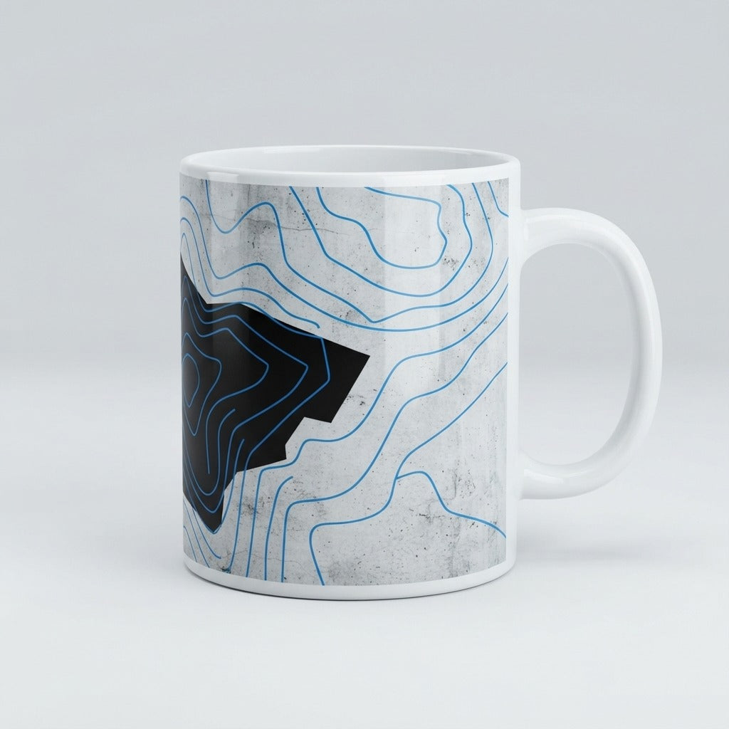 Nobody Answers — The Earth Just Lies Mug — product mockup
