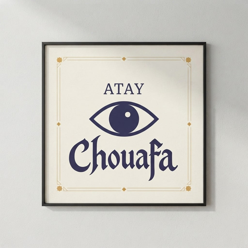 ATAY — Chouafa Poster — product mockup